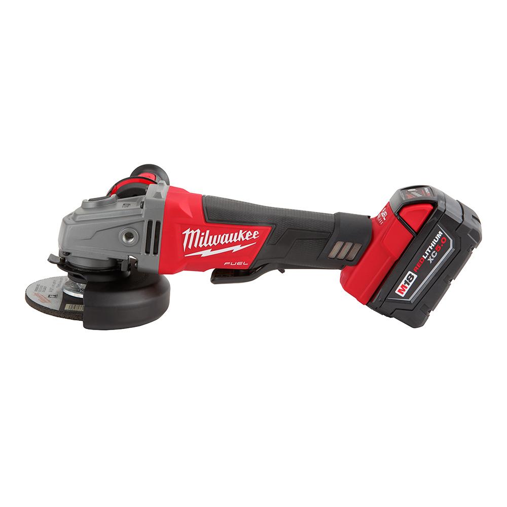 Milwaukee M18 FUEL 4-1/2 to 5 Inch Grinder, Paddle Switch No-Lock Two ...