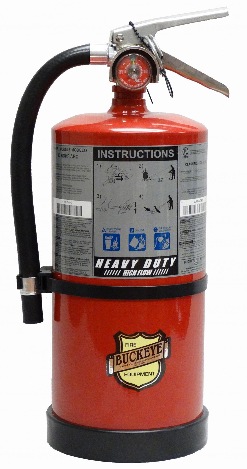 Buckeye ABC Fire Extinguisher 10 LB Highflow