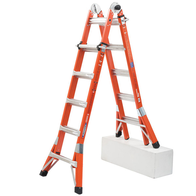 Werner Fiberglass 22 Foot Multi-position Ladder Type Ia