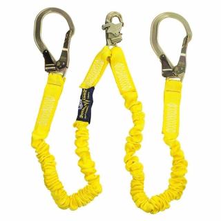 3M DBI Sala ShockWave2 Shock Absorbing Twin Leg Lanyard with Steel Connectors