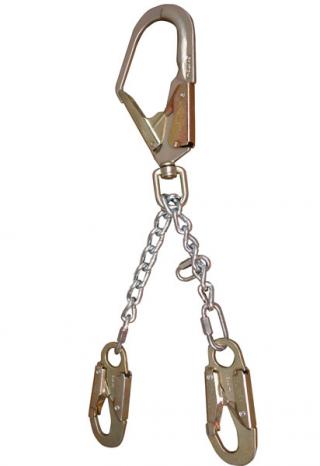 Rebar Positioning Chain Assembly with Swivel Hook (Steel)