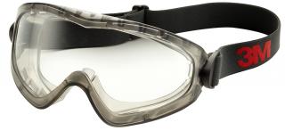 3M GoggleGear Indirect Vent Safety Goggles with Clear SGAF Lens - 10 ea/case