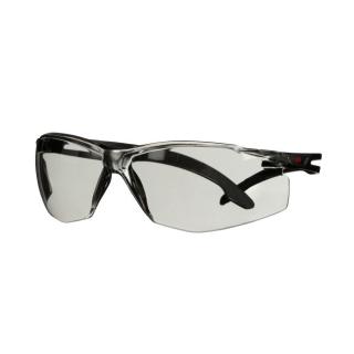 3M SecureFit 500 Series SF507SGAF Black Scotchgard Anti-Fog and Anti-Scratch Coating Gray Indoor/Outdoor Safety Glasses