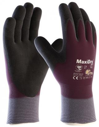 MaxiDry Zero Full Hand Double-Dipped Nitrile Coated Gloves