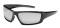 Bouton Sunburst Safety Glasses with Silver Mirror Lens and Black Frame