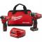 Milwaukee M12 FUEL 2-Tool Combo Kit: 1/2 Inch Hammer Drill and 1/4 Inch Hex Impact Driver