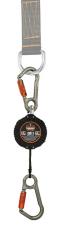 Ergodyne Squids 3011 Retractable Tool Lanyard with Carabiner Mount