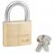 Master Lock 1-1/2 Inch (38mm) Brass V-Line Padlock (Keyed Alike)