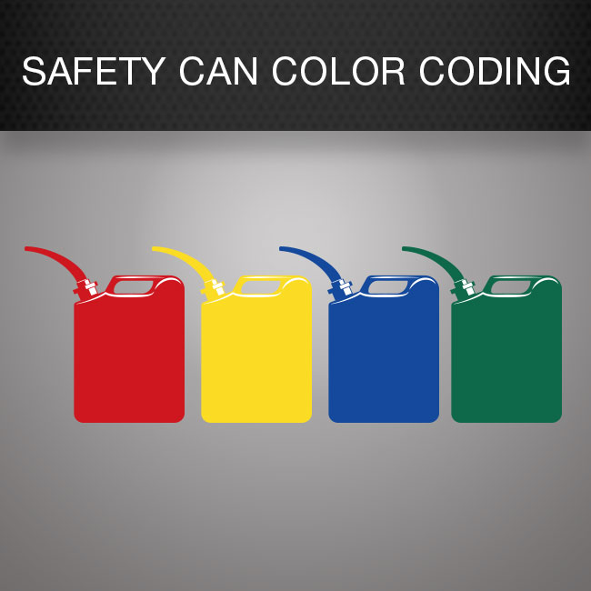 Safety Can Color Coding 101 by Columbia Safety and Supply
