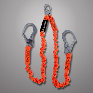PROTECTA 6 FT. (1.8M) NYLON ROPE SINGLE-LEG WITH SNAP HOOKS AT EACH END.