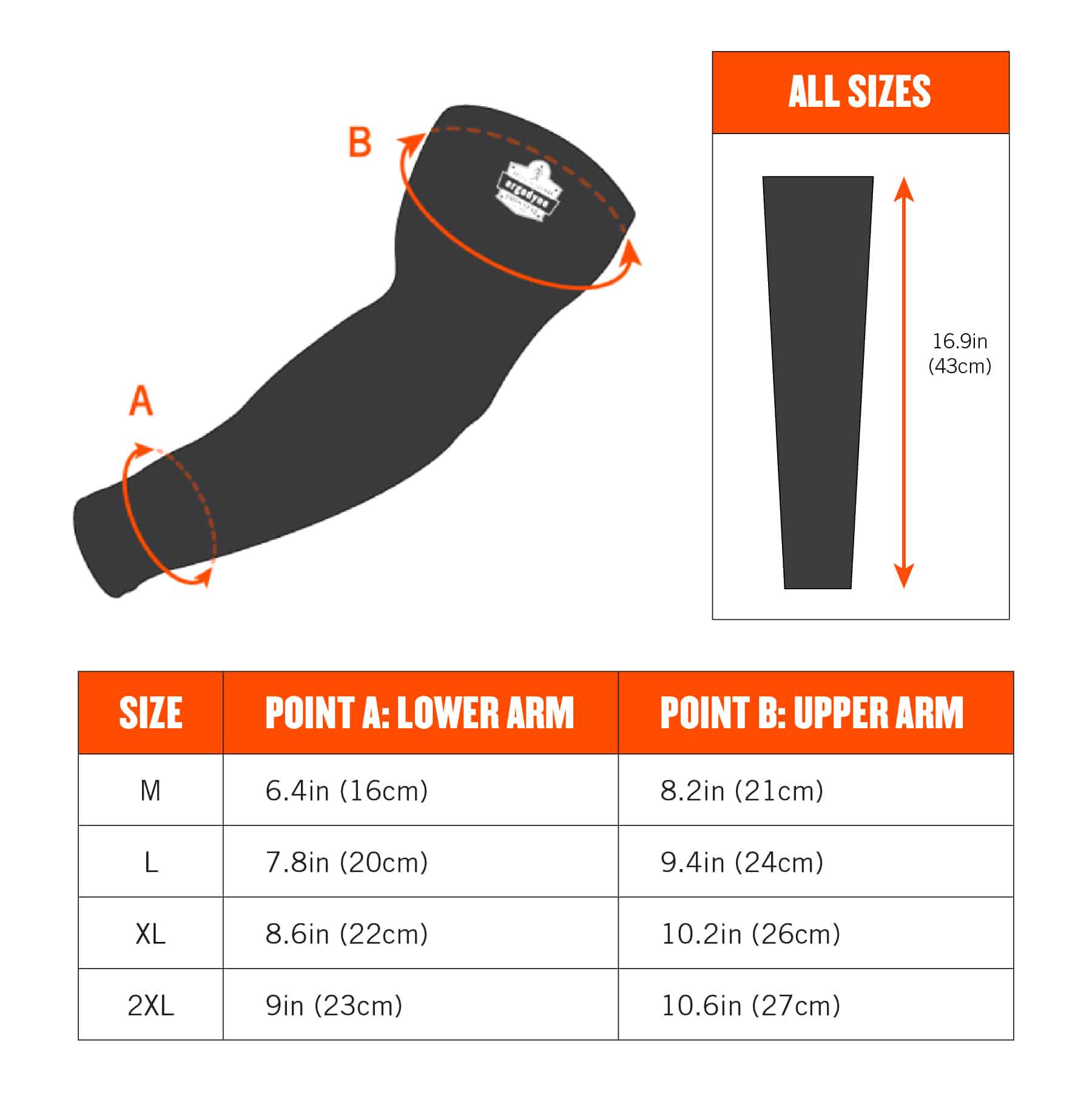 Ergodyne 6690 Chill-Its Performance Knit Cooling Arm Sleeves from Columbia Safety