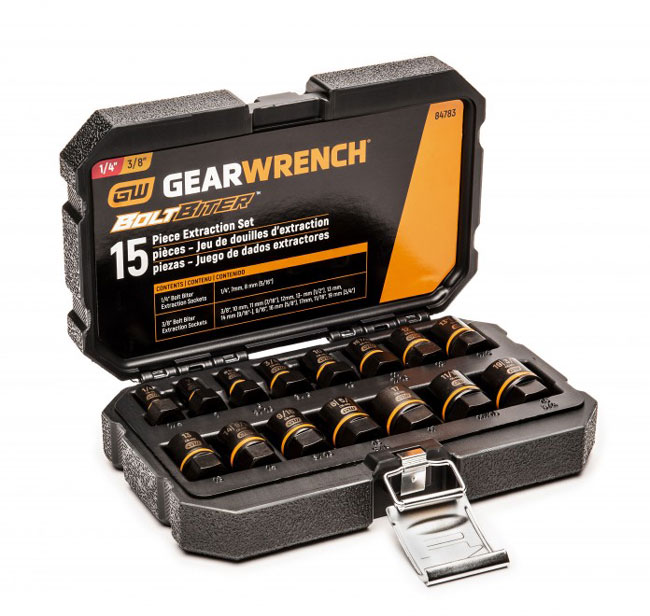 Gearwrench Bolt Biter Impact Extraction Socket Set | 84782 from Columbia Safety