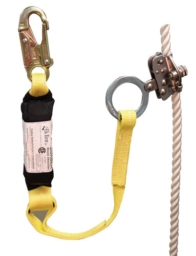 19273, Elk River 5/8 Rope Grab w/attached Zorber from Columbia Safety