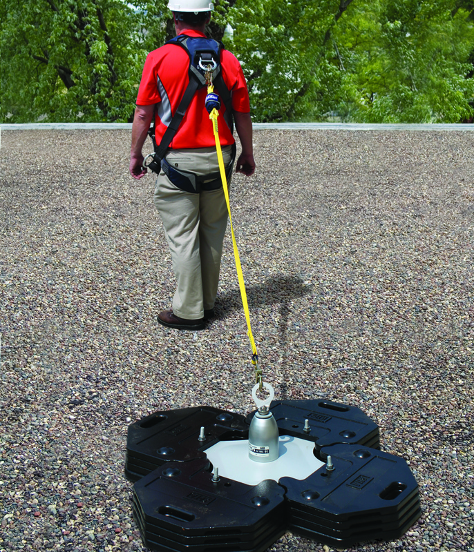 DBI Sala Roof Top Freestanding Counterweight Anchor from Columbia Safety