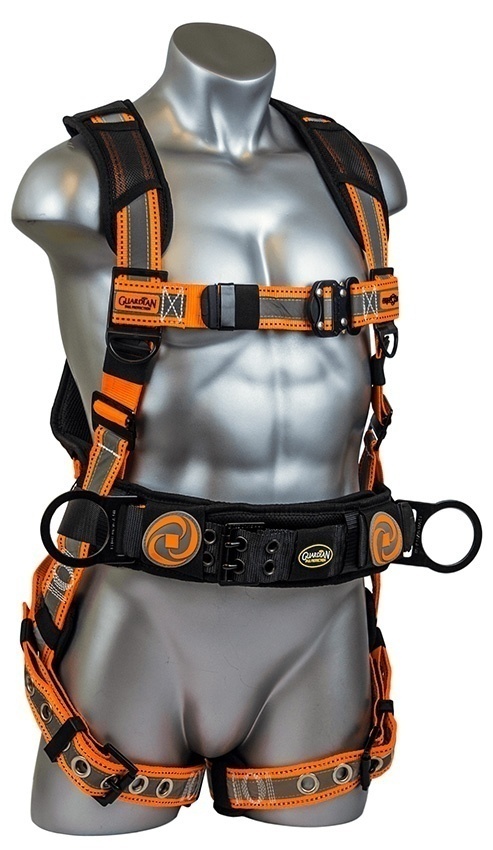Guardian Reflective Cyclone Construction Harness from Columbia Safety