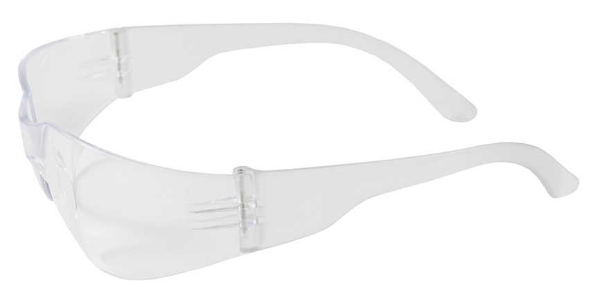 Bouton Zenon Z12 Safety Glasses with Clear Lens and Clear Temple from Columbia Safety