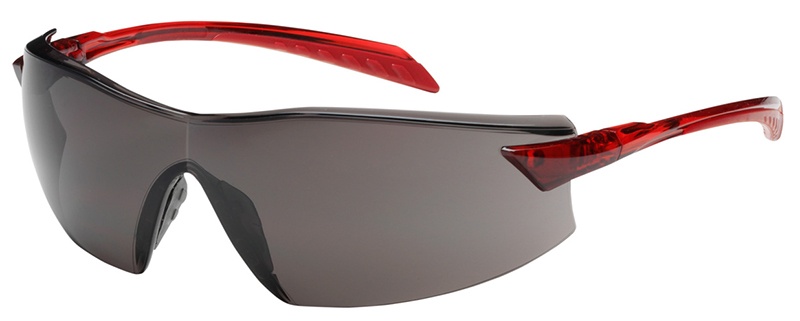 Bouton Radar Safety Glasses with Gray Lens and Red Temple 250-45-1021 from Columbia Safety