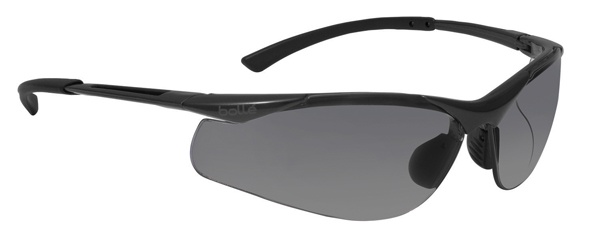 Bolle Contour Metal Safety Glasses with Smoke Lens and Silver Metal Frame 253-CM-40050 from Columbia Safety