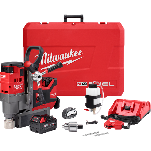 Milwaukee 2788-22 M18 Fuel 1-1/2 Inch Lineman Magnetic Drill Kit from Columbia Safety