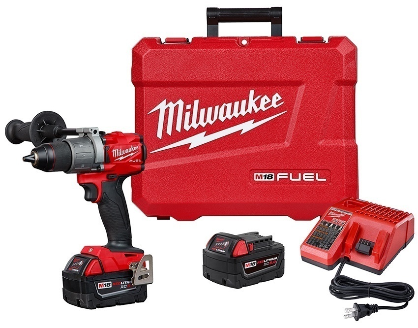 Milwaukee M18 FUEL1/2 Inch Hammer Drill/Driver Kit from Columbia Safety