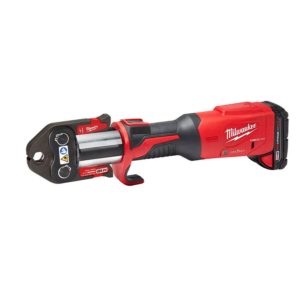 Milwaukee M18 FORCE LOGIC Press Tool with ONE-KEY Advanced Kit from Columbia Safety