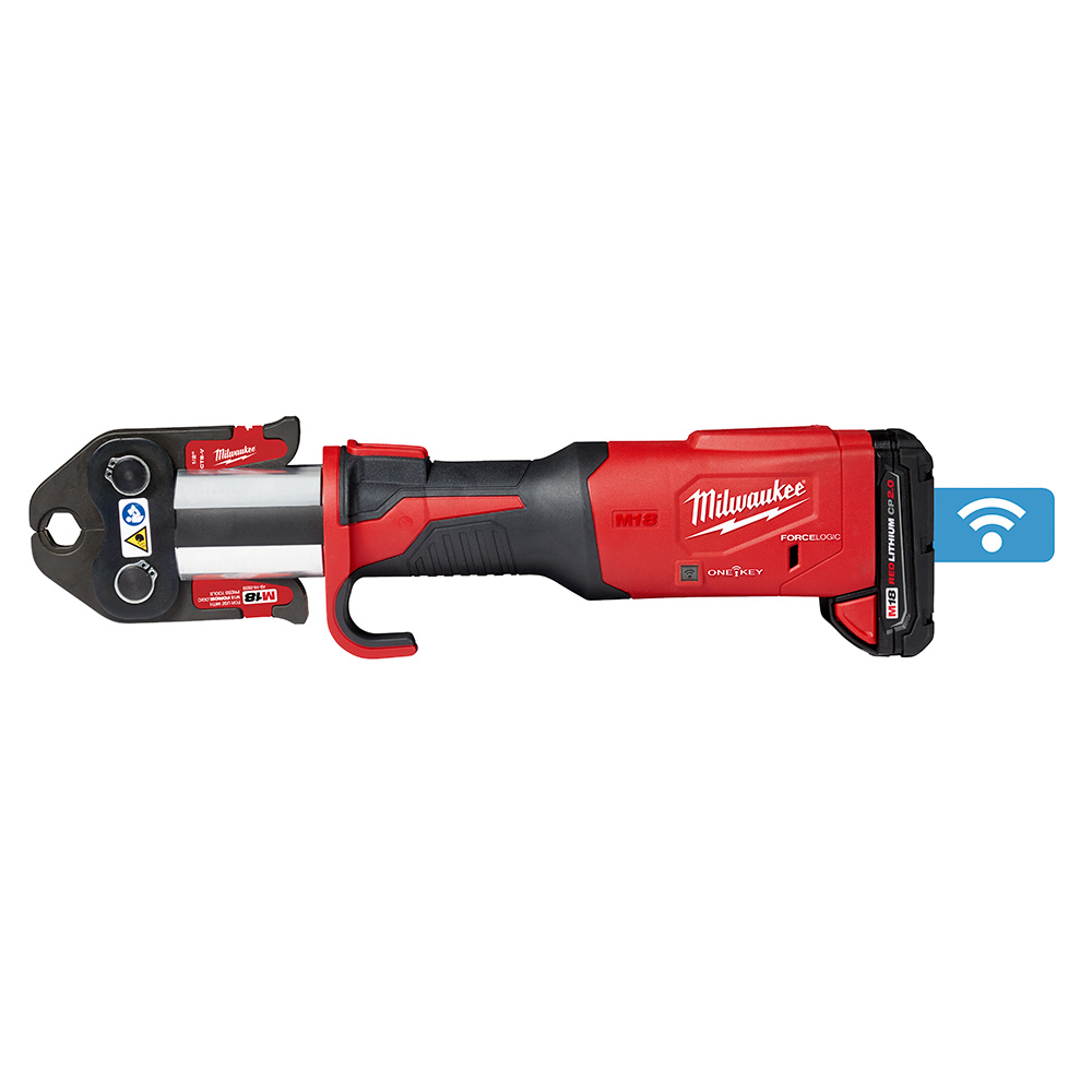 Milwaukee M18 FORCE LOGIC Press Tool with ONE-KEY Advanced Kit from Columbia Safety