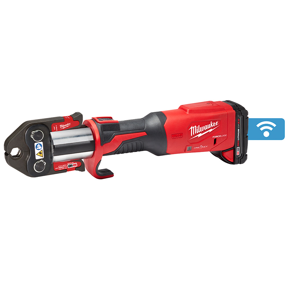 Milwaukee M18 FORCE LOGIC Press Tool with ONE-KEY Advanced Kit from Columbia Safety