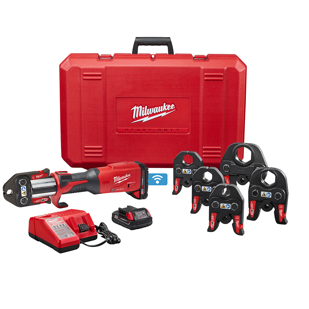 Milwaukee M18 FORCE LOGIC Press Tool with ONE-KEY Advanced Kit from Columbia Safety