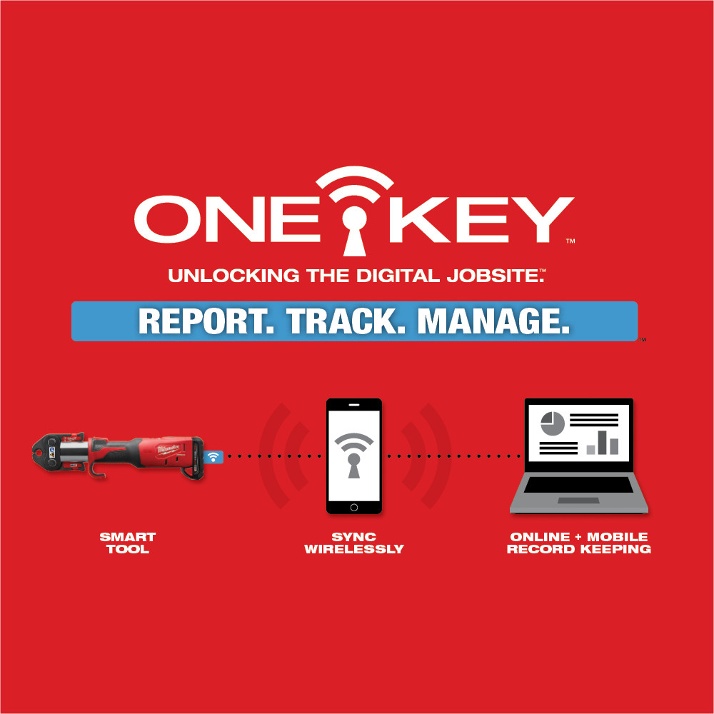 Milwaukee M18 FORCE LOGIC Press Tool with ONE-KEY Advanced Kit from Columbia Safety