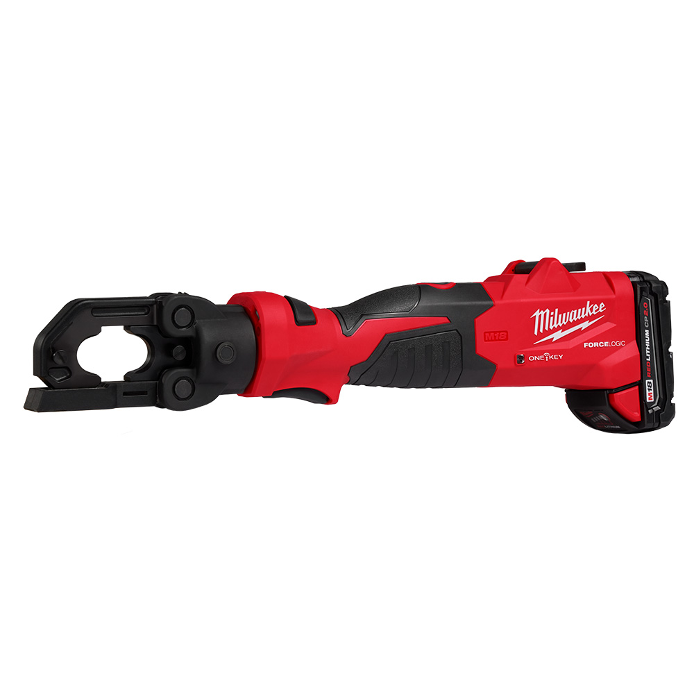 Milwaukee M18 FORCE LOGIC 6T Latched Linear Utility Crimper from Columbia Safety