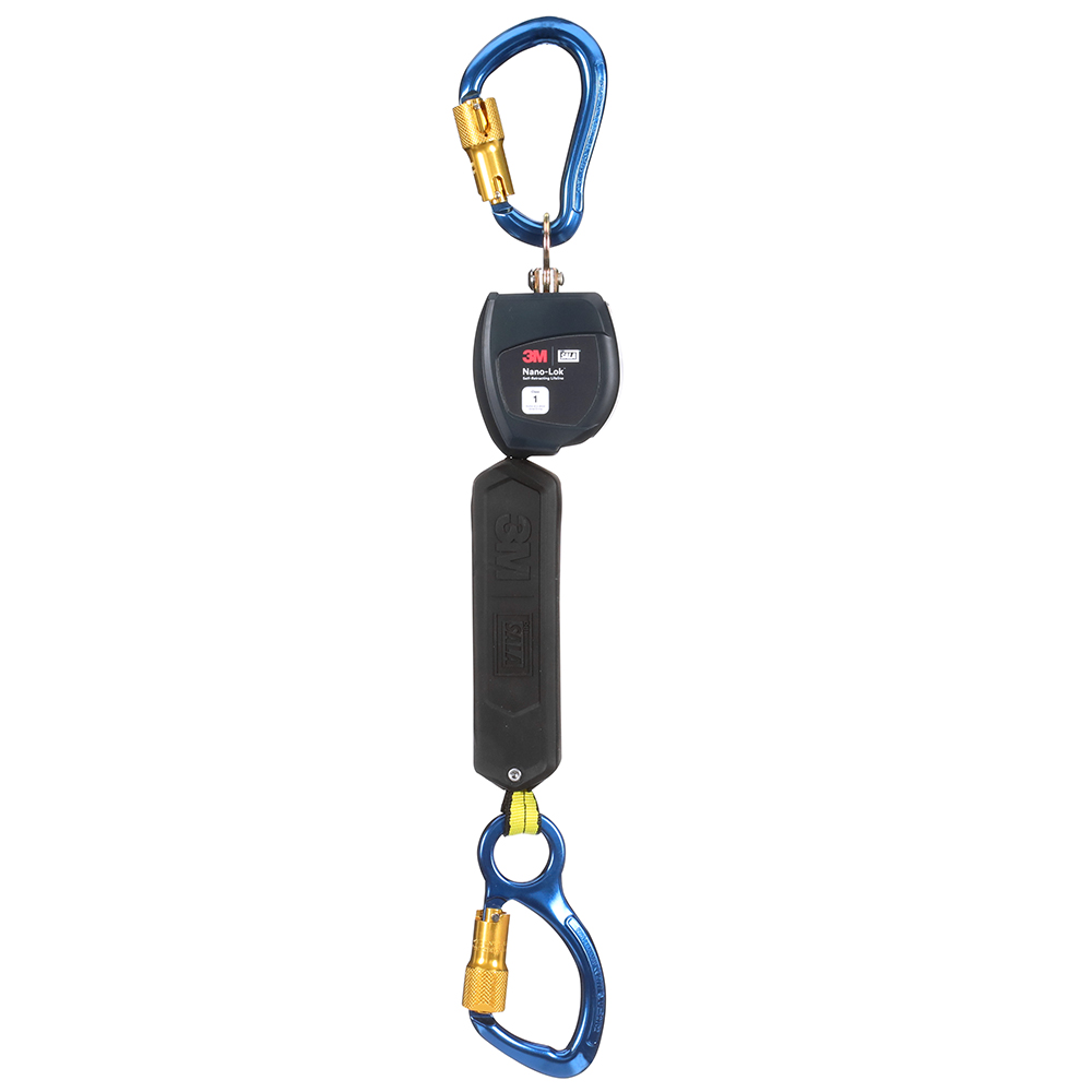 3M DBI-SALA Class 1 Nano-Lok Personal Self-Retracting Lifeline with Anchor Hook from Columbia Safety