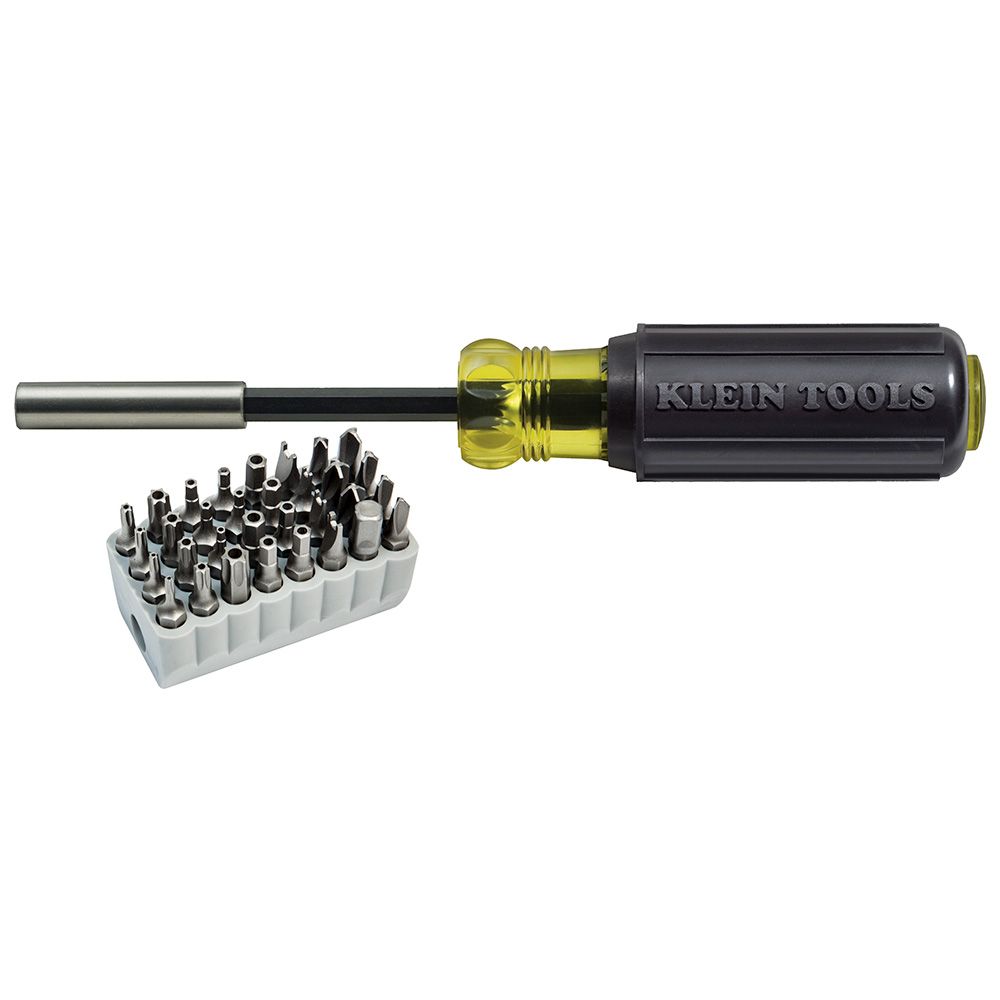 Klein Tools Magnetic Screwdriver with 32 Piece Tamperproof Bit Set from Columbia Safety