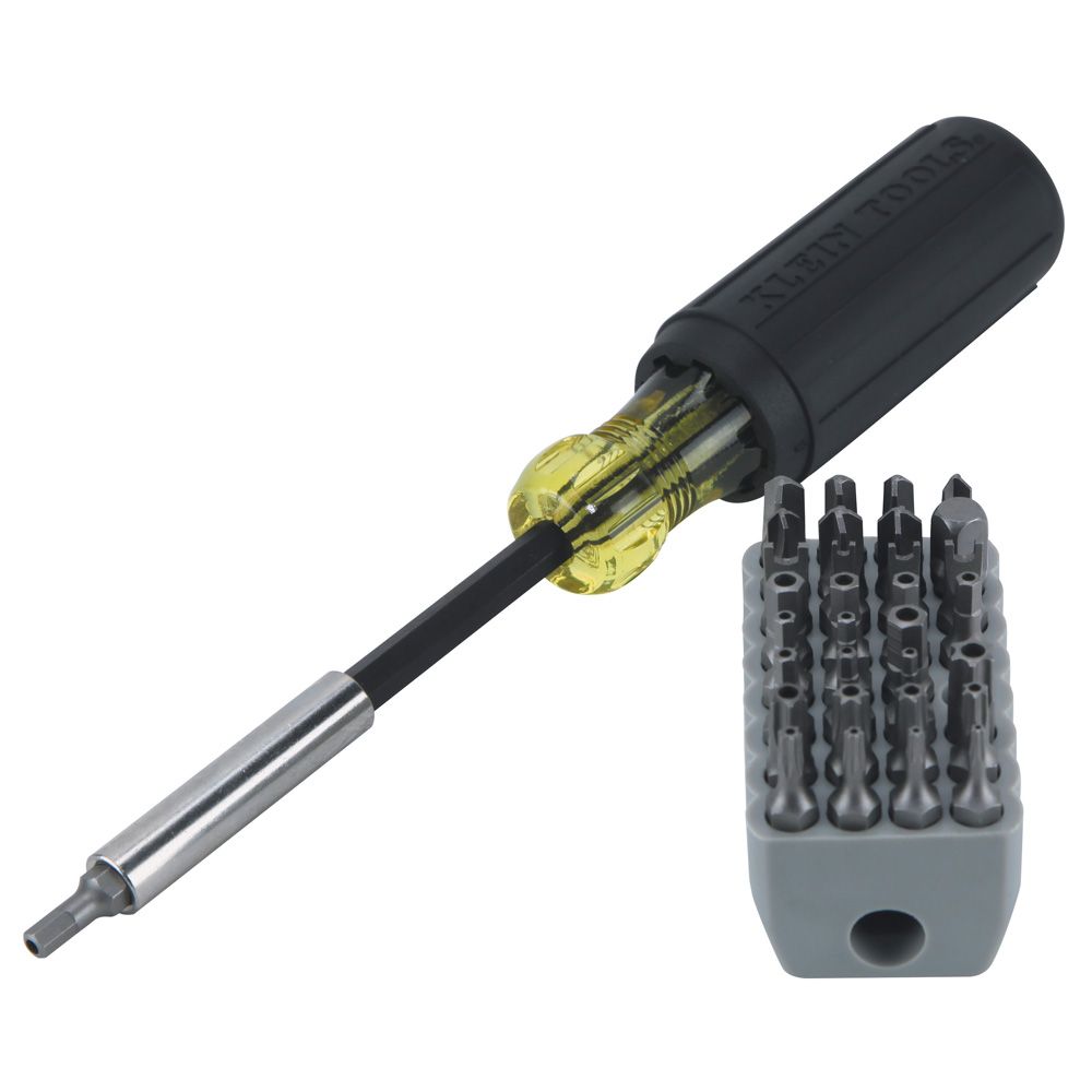 Klein Tools Magnetic Screwdriver with 32 Piece Tamperproof Bit Set from Columbia Safety