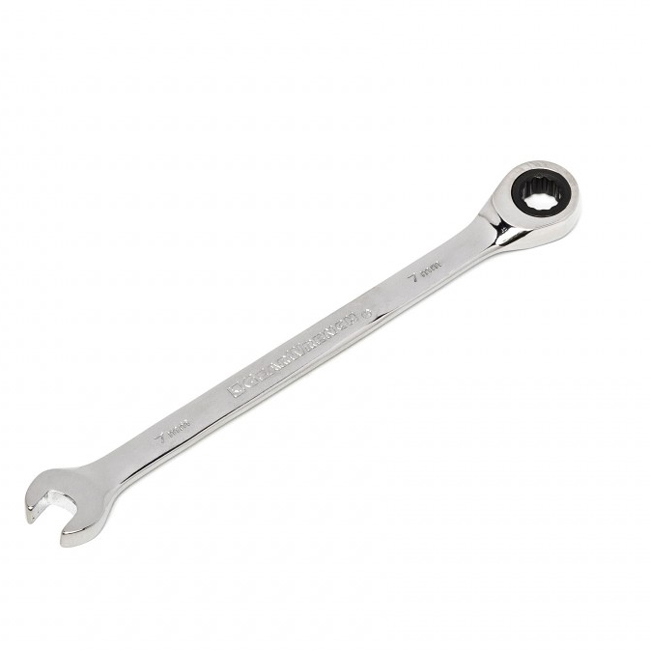 GearWrench 7 mm 72-Tooth 12 Point Ratcheting Combination Wrench from Columbia Safety