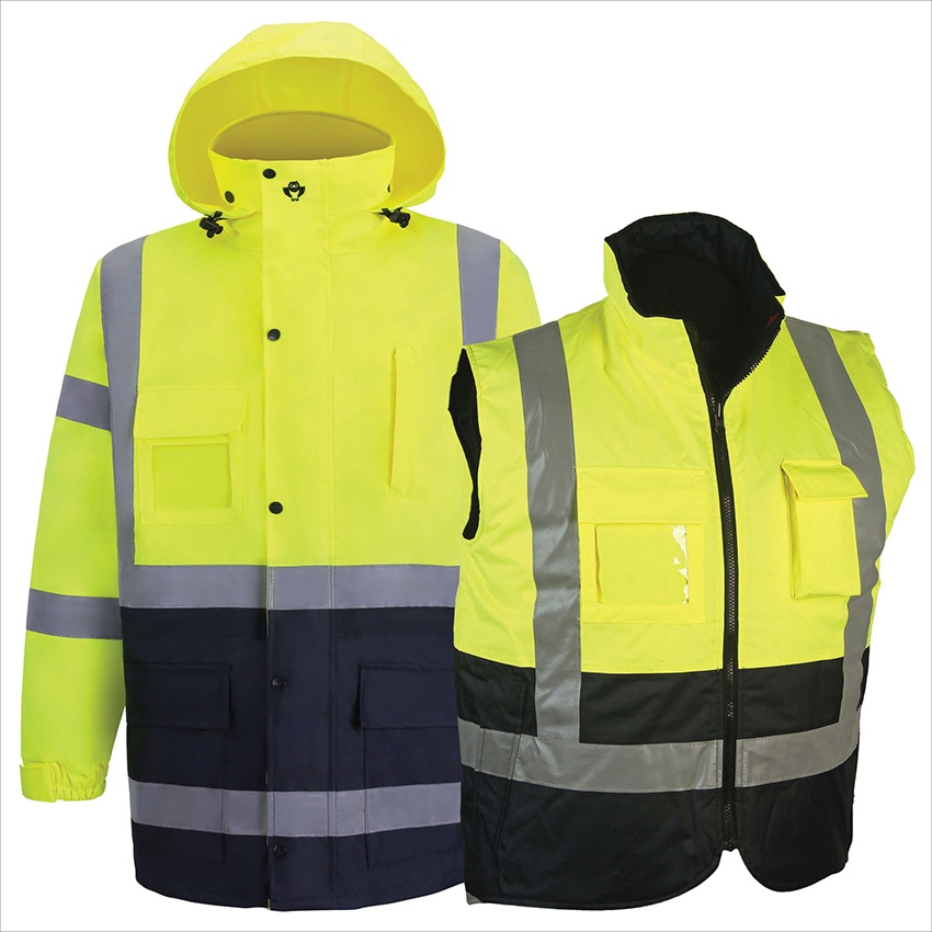 2W Class 3 Parka and Body Warmer - Lime from Columbia Safety