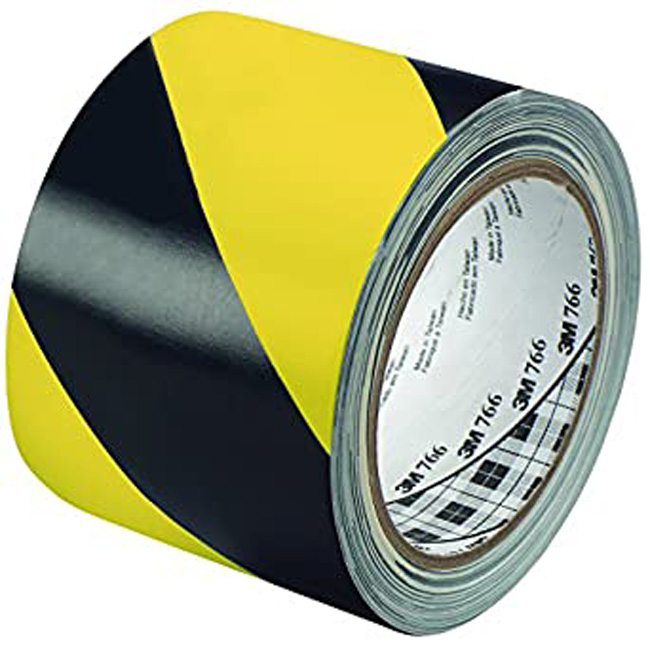 3M 766 Striped Vinyl Tape - 36 Yards from Columbia Safety