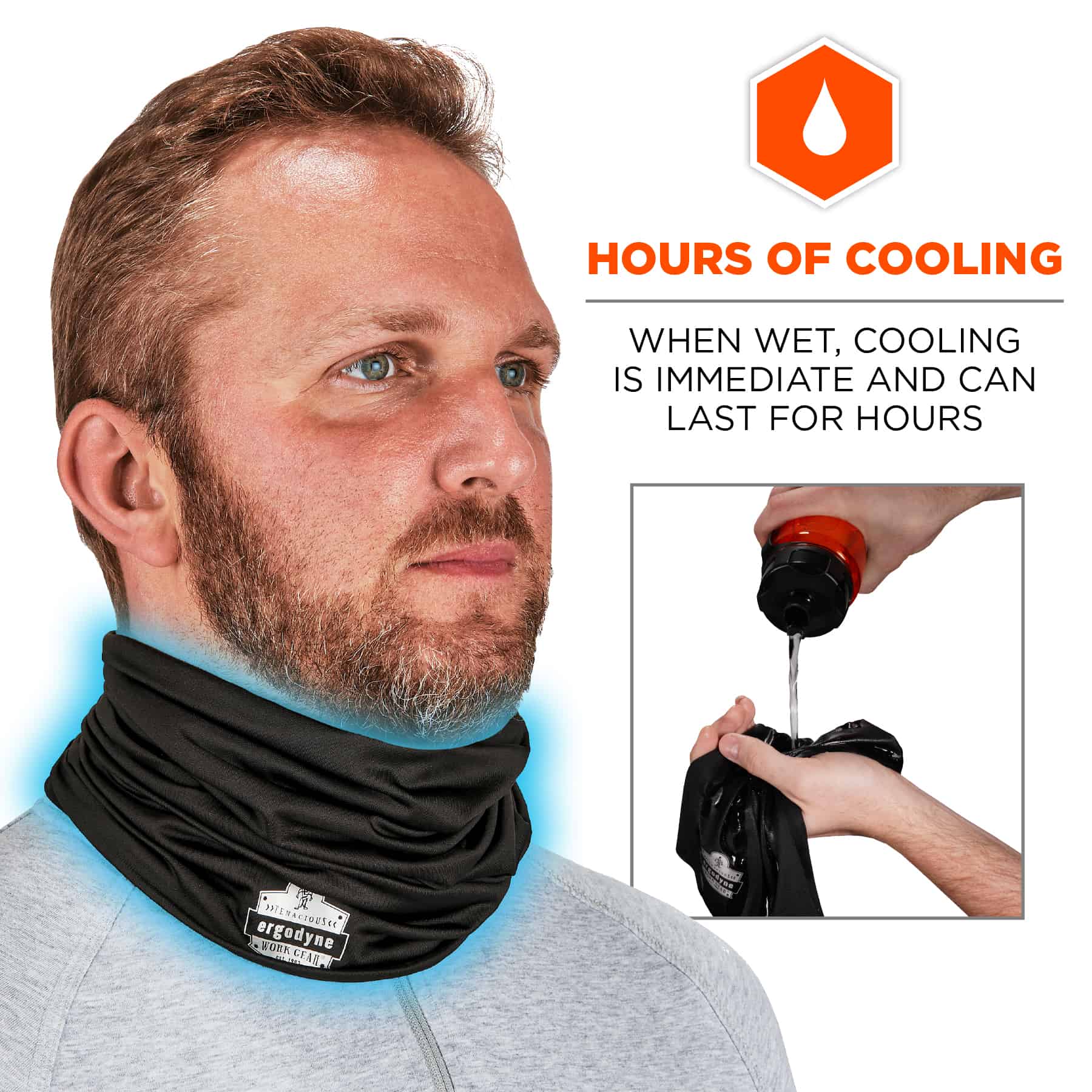 Ergodyne Chill-Its 6487 Cooling Multi-Band 4 from Columbia Safety