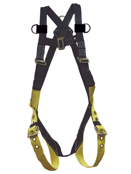 Elk River Universal 1 D-Ring Harness with Tongue Buckle Leg Connectors from Columbia Safety