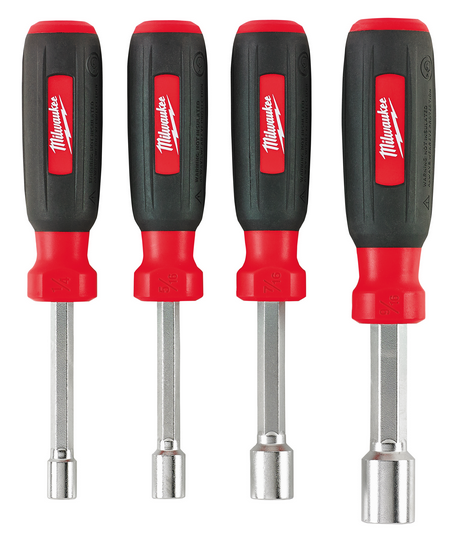 Milwaukee 4 Piece Hollow Shaft SAE Nut Driver Set from Columbia Safety