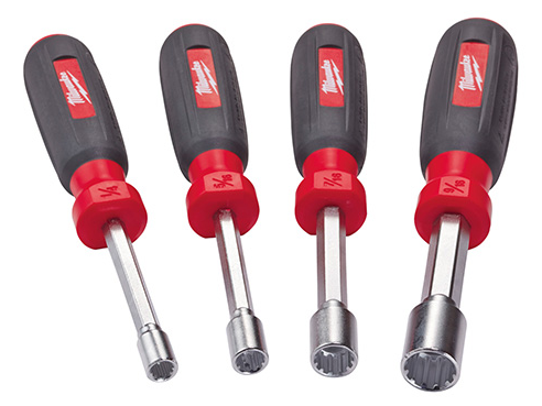 Milwaukee 4 Piece Hollow Shaft SAE Nut Driver Set from Columbia Safety