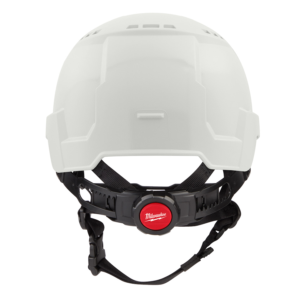 Milwaukee Type 2 Front Brim Vented Safety Helmet with BOLT Accessory Clips from Columbia Safety