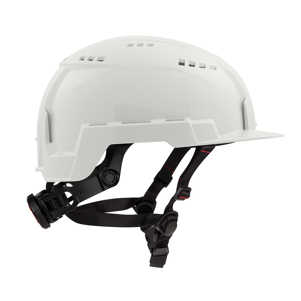 Milwaukee Type 2 Front Brim Vented Safety Helmet with BOLT Accessory Clips from Columbia Safety