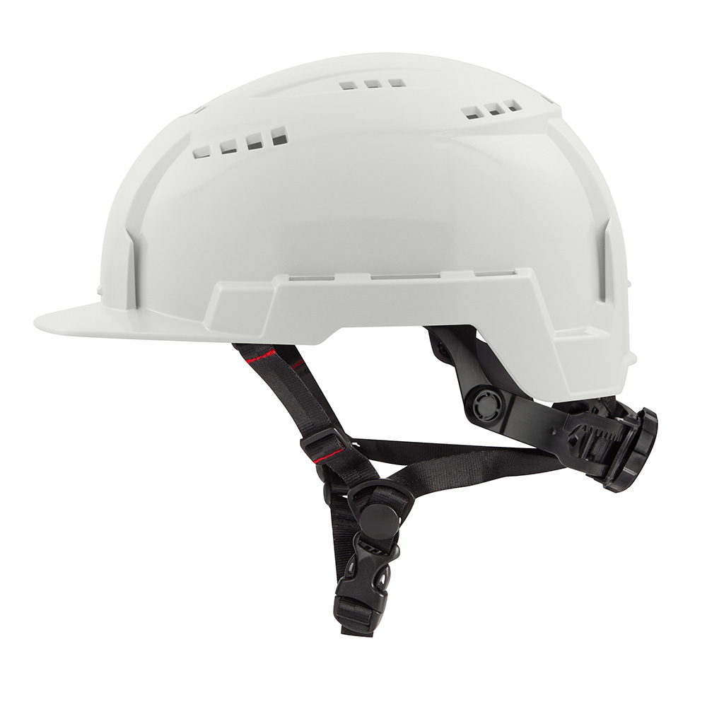 Milwaukee Type 2 Front Brim Vented Safety Helmet with BOLT Accessory Clips from Columbia Safety