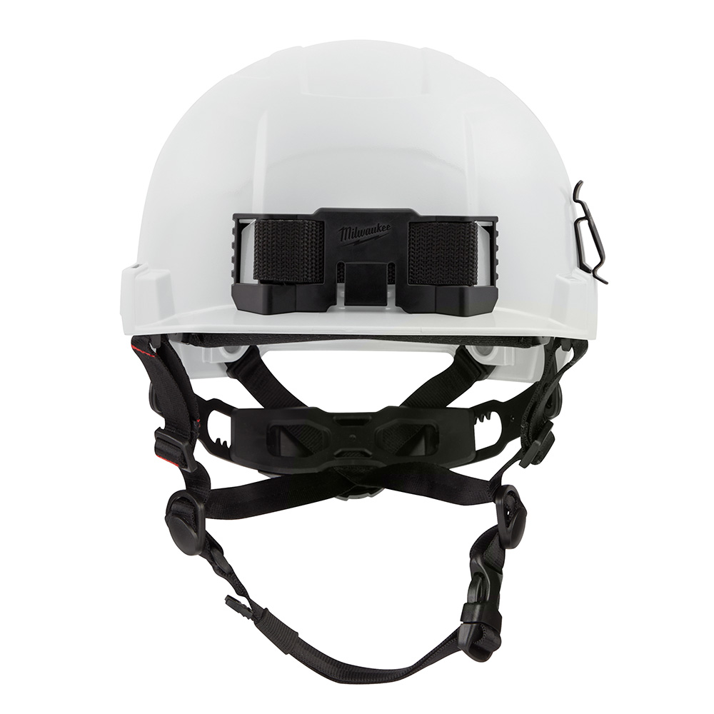 Milwaukee Type 2 Front Brim Safety Helmet with BOLT Accessory Clips from Columbia Safety