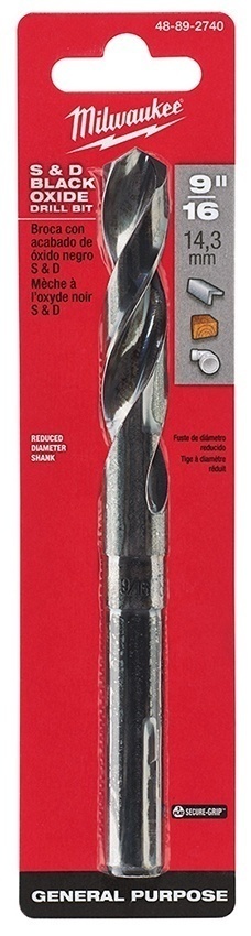 Milwaukee S&D Black Oxide Drill Bit from Columbia Safety