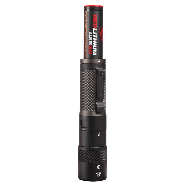 Milwaukee USB Rechargeable 1,100 Lumen, Twist Focus Flashlight from Columbia Safety