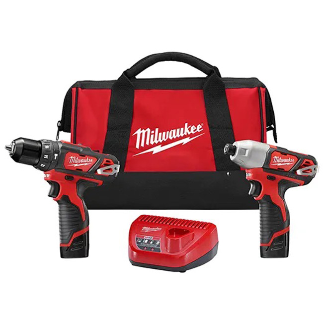 Milwaukee M12 Cordless 2-Tool Combo Kit from Columbia Safety