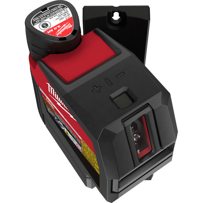 Milwaukee M12 Green Cross Line and Plumb Points Laser with Optional Kit from Columbia Safety