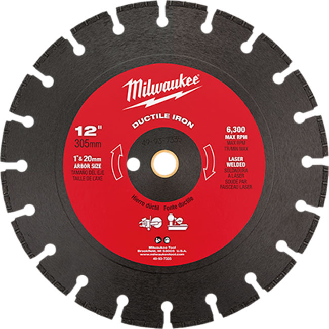 Milwaukee Diamond Blades  from Columbia Safety