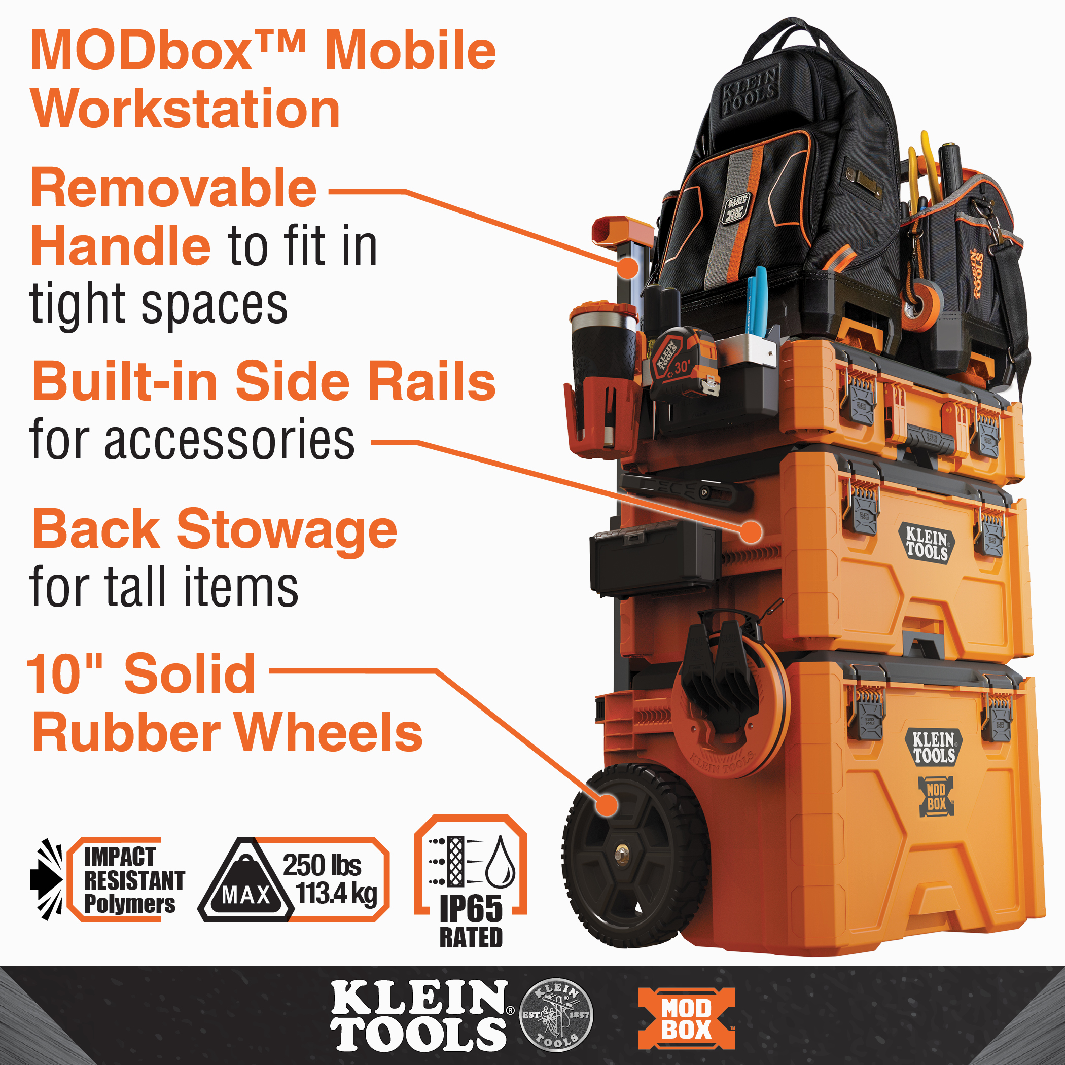 Klein Tools MODbox Rolling Toolbox from Columbia Safety